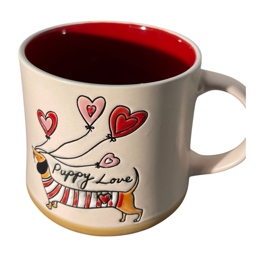Dachshund Puppy Love Ceramic Mug By‎ Spectrum Designz NEW Without tags